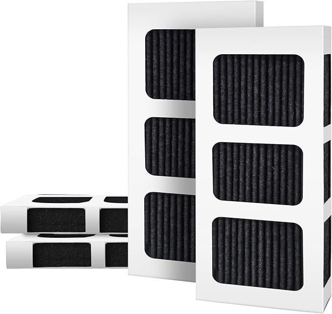 GLACIER FRESH Refrigerator Air Filter, Compatible with PAULTRA2(4 Pack) | Pureair Ultra 2, Pure Air Ultra 2, Pureair Ultra ii, Electrolux 242047805, 5303918847, EAP12364179