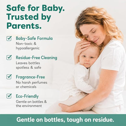 Detergent Tablets for Bottle Washer (120 Count) Deep Cleaning Compatible with Momcozy, Baby Breeza, Grownsy & All Bottle Washers - Removes Milk Residue from Bottles & Pump Parts