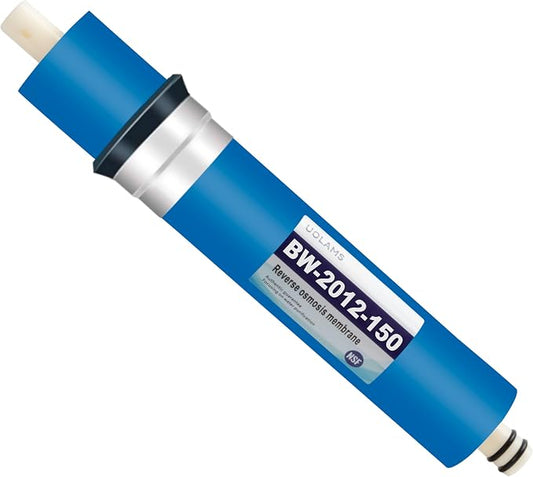Reverse Osmosis Membrane 150 GPD RO Membrane Water Filter Replacement, 11.75"x1.75" Standard for Under Sink RO Drinking Water Filter Filtration Purifier System