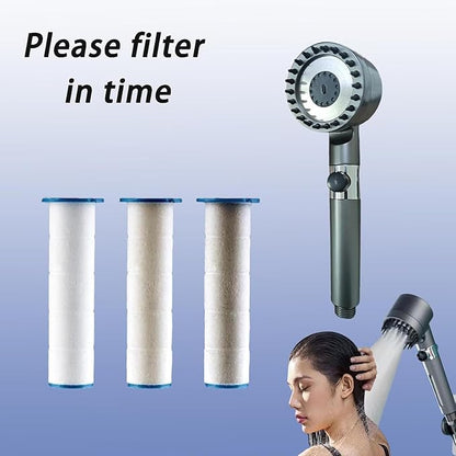 10/20 Pcs Ion Drops Shower Head Filters, Showerhead Filters, PP Cotton Replacement Cartridge, Suitable for Various Specifications of Shower Heads (A20*pc, 2.75 * 0.94 In)