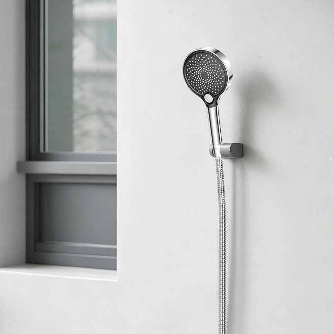 Filtered Shower Head with Handheld, 3 Modes Shower Head for home (Silver) | Filtered Shower Head with Handheld, 3 Mode Water Softener High Pressure Shower Head with Filter for Bathroom Hotel Apartment