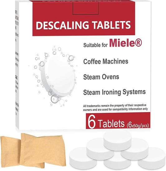 Descaling Tablets Compatible with Miele Descaling Tablets (6 Count)