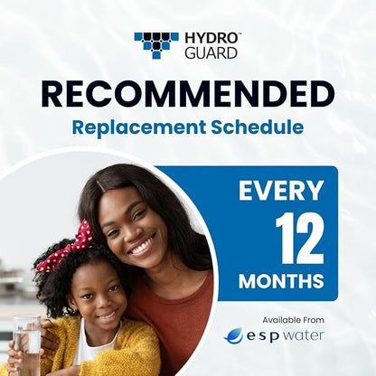 Hydro Guard Annual RO Filter Replacement Kit - Membrane Sold Separately, Includes HDGT-SED5, HDGT-CB5, HDGT-CB5P, Fits HDGT-45 Reverse Osmosis Drinking Water Series Systems