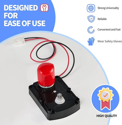 7286039 Water Softener Valve Motor with Gear 7283489 Replaces Old Part Numbers: 7281291,7384691,7234731,WS26X10021,WS26X21821,Fit for Softener Systems