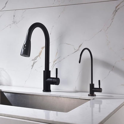 Apaix Drinking Water Faucet Oil Rubbed Bronze, Kitchen Water Purifier Tap/Faucet for Non-Air Gap Reverse Osmosis Water Filter System