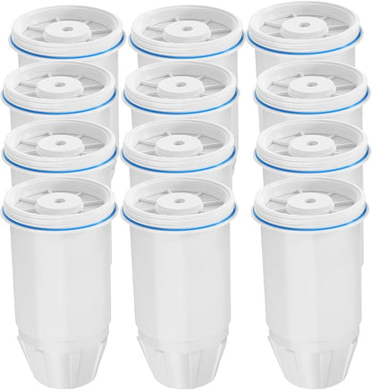 Upgrade ZR-001, ZR-017, ZR-004 Replacement Water Filters,Water Pitchers and Dispenser Filters with Multi-Stage Filter System Reduce Lead, Chromium, PFOA/PFOS and TDS, 12pack,by Cobectal