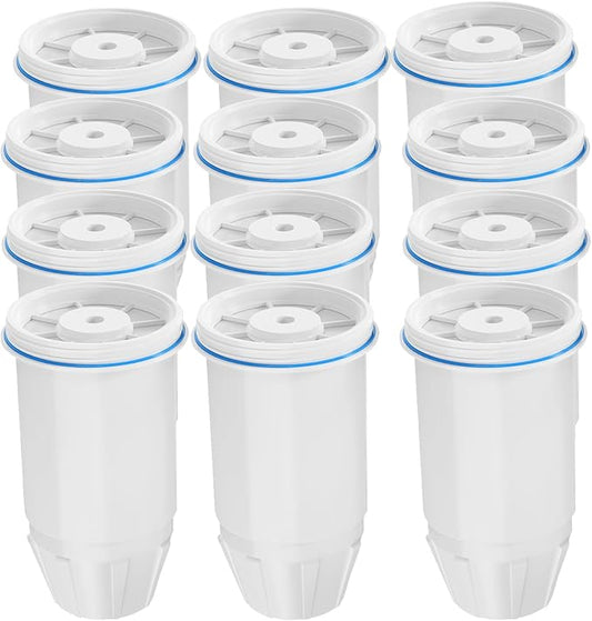 Upgrade ZR-001, ZR-017, ZR-004 Replacement Water Filters,Water Pitchers and Dispenser Filters with Multi-Stage Filter System Reduce Lead, Chromium, PFOA/PFOS and TDS, 12pack,by Cobectal