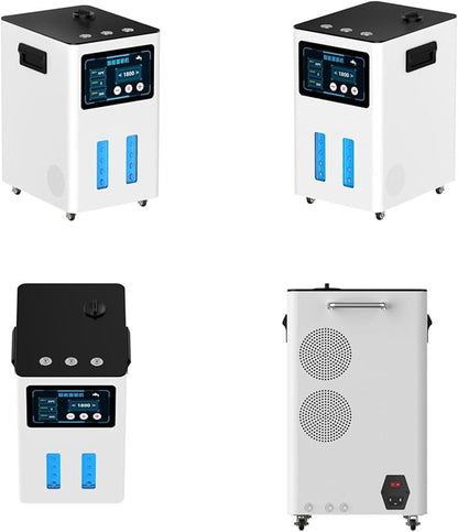 Hydrogen Machine for Inhalation, SPE PEM Technology, 99.99% High Purity Brown Gas Inhaler, HO-Separated, Hydrogen Water Generator White 1200ml/min