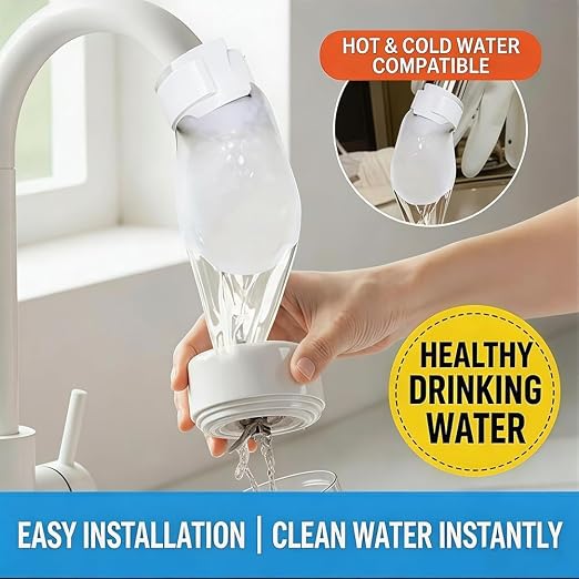 100pc*1000 Mesh Universal Faucet Filter Bag, Water Filter for Sink Faucet, Food Grade Non-Woven Replaceable Sleeve to Remove Limescale Sand Rust for Kitchen Bathroom