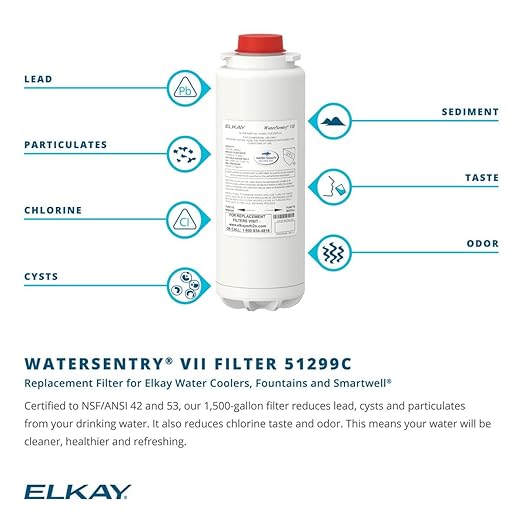 Elkay Wall Mount ADA Cooler Filtered Non-refrigerated Light Gray Granite