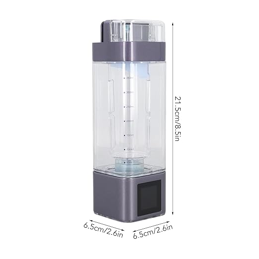 Hydrogen Water Bottle Generator, 350ml Portable USB Rechargeable, 2000 9000PPb Hydrogen Rich Water Cup for Fitness Office Travel