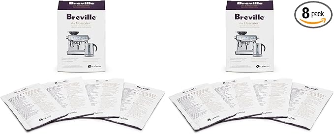 Breville the Descaler for Espresso Machines, BES0070NUC1 (Pack of 8)