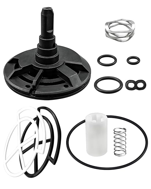 Water Softener Standard Valve Rotor and Seal Kit Compatible with Whirlpool Kenmore GE Morton EcoPure Northstar, 3/4" Softener Control Valves Replace 7238468 for 5 Screw Caps