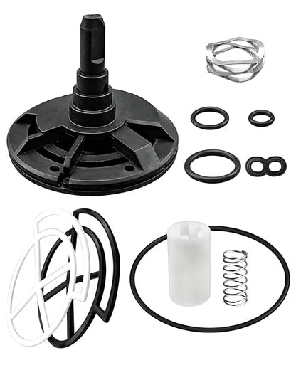 Water Softener Standard Valve Rotor and Seal Kit Compatible with Whirlpool Kenmore GE Morton EcoPure Northstar, 3/4" Softener Control Valves Replace 7238468 for 5 Screw Caps