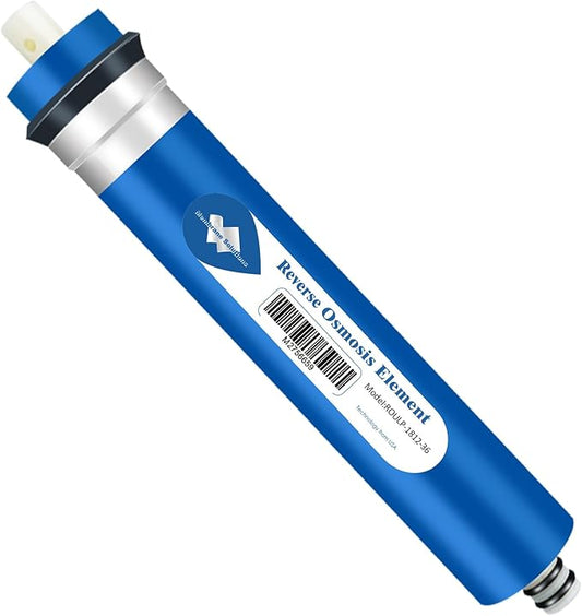 Membrane Solutions 36 GPD Reverse Osmosis Membrane, 11.75 inch x 1.75 inch RO Membrane Replacement for Under Sink Home Drinking RO Water Purifier System