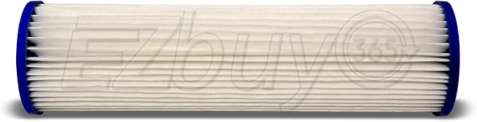 Pleated Sediment Water Filter Cartridge 9.87”x 2.5” Amplified Surface Area, Removes Sand, Dirt, Rust, Extended Filter Life WELL-MATCHED with WHKF-WHPL, 801-50, WB-50W, WFPFC3002, SPC-25-1050