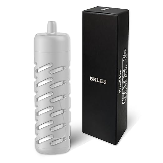 Pre-Filter Replacement Set for the BKLES BK2000 or BK3000 Electric Portable Camping Water Filter - Silver Color
