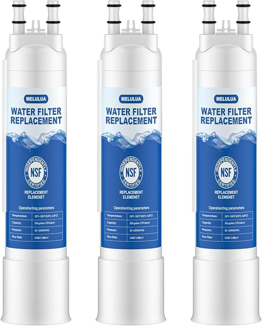 FPPWFU01 Water Filter Replacement Compatible with Frigidaire FPPWFU01 Water Filter, Electrolux EPPWFU01, PurePour PWF-1, EPPWF01 PureAdvantage PWF-1(3 Pack)