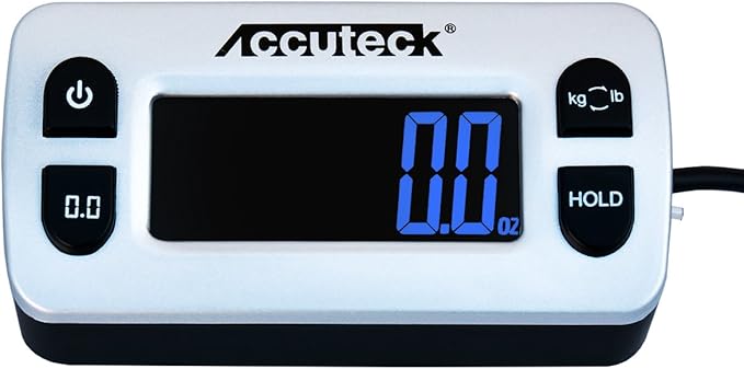 ACCUTECK ShipPro 110lbs x 0.1 oz. Digital Shipping Postal Scale, Black (W-8580-110-Black)