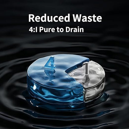 Waken Electric Reverse Osmosis Water Filter Countertop, UV Water Filtration System, 8-Stage RO Filtration Real Time TDS Display, BPA Free, PFAS, Lead & TDS Reduction (Sapphire Blue)
