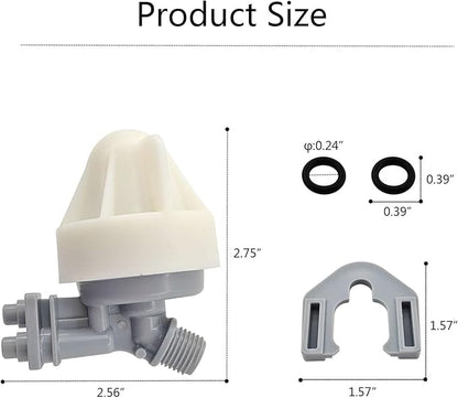 New 7187065 Water Softener Nozzle and Venturi Assembly 7253808 Replacement, Replaces 7214969 7165704 7238450 WS15X1002