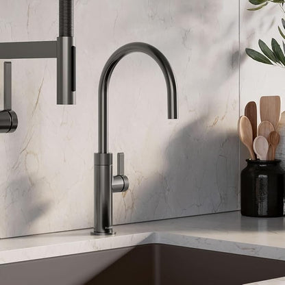 Blanco 527492 Culina II Beverage Faucet with Optional Filtration System - 1.5 GPM - Satin Dark Steel