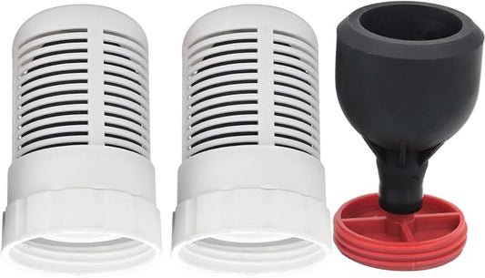Regular Replacement Filters fits Seychelle - for Gen 2 Dual Water Pitcher, Reduces PFOA/PFOS, Chlorine, compatible with Alexapure Pitcher Water Filtration System, Lasts 3 Months or 200 Gallons, 1 Set