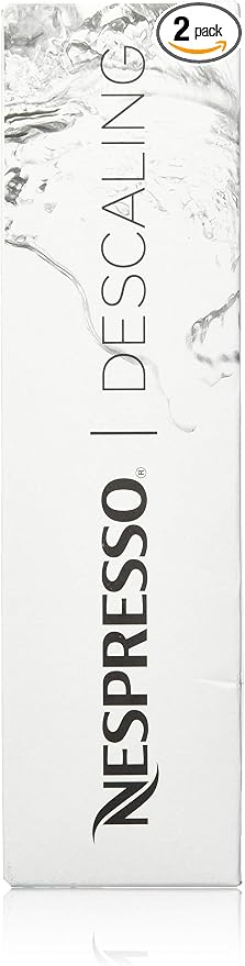 Nespresso Descaling Solution, Fits all Models, 2 Packets