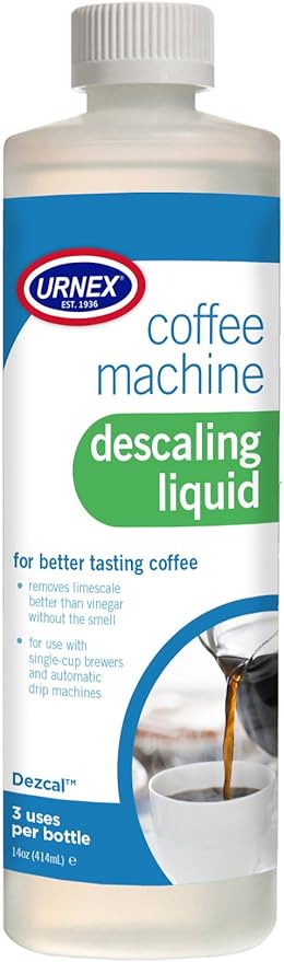 Urnex Coffee Machine Descaling Liquid, 14 Fl. Oz. (25-DZL-UX014)