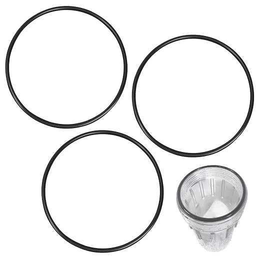 AO-WH-LG-OR O-Ring Replacement for AO Smith Whole House Water Filter 5.48 Inch 14 Cm Diameter Fits Most Housings Made for 4.5 Inch Filters, Fix Leaks & Improve Seal, 3 Pack