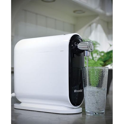 Brondell H630 Cypress Countertop Water Filter System for Kitchen Sinks, Three-Stage Filtration System and Dispenser Attaches to Faucet, White