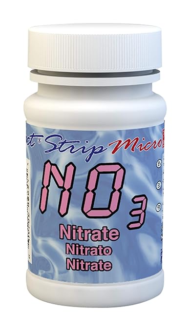 Industrial Test Systems eXact 486655 Micro NO3 Nitrate Strips, 0-45 ppm Detection Range (Bottle of 50)