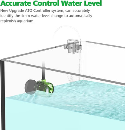 Auto Top Off for Saltwater Aquarium Water ATO System for Both Reef and Fresh Tank - Green