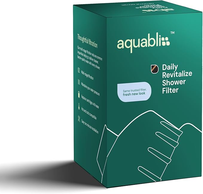 AquaBliss High Output Revitalizing Shower Filter - Reduces Dry Itchy Skin, Dandruff, Eczema, and Dramatically Improves The Condition of Your Skin, Hair and Nails - Oil Rubbed Bronze (SF100-ORB)