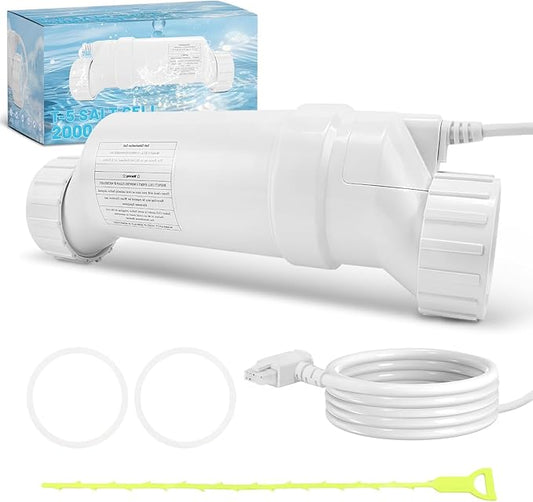 T-5 Salt Cell Replacement Compatible with Hayward AquaRite, AquaTrol, Pro Logic, Fit for W3T-Cell-5, Up to 20K Gallon Turbo Chlorine Generator