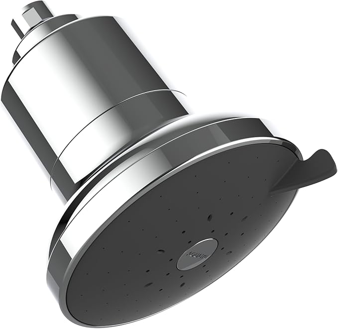 AquaTru Shower - Advanced Shower Filter Removes Impurities from Hard Water to Support Healthy Skin, Scalp, Hair, Reduce Breakage, and Enhance Your Beauty and Self-Care Routine (Polished Chrome)