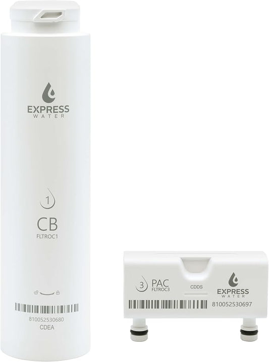 Express Water Replacement Countertop RO Filters for 5-Stage Countertop RO System ROC001 (Pre & Post Filter)