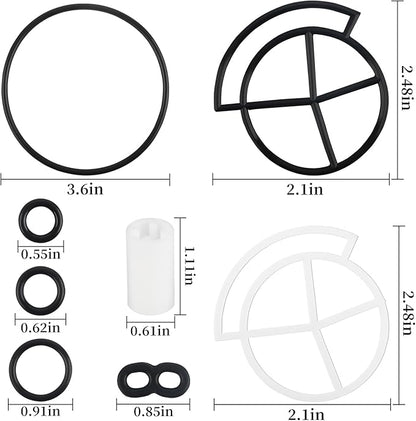 7129716 Water Softener Seal Kit for Whirlpool, GE, Kenmore, Morton - Replace 7092163, 7134224, WS35X10005