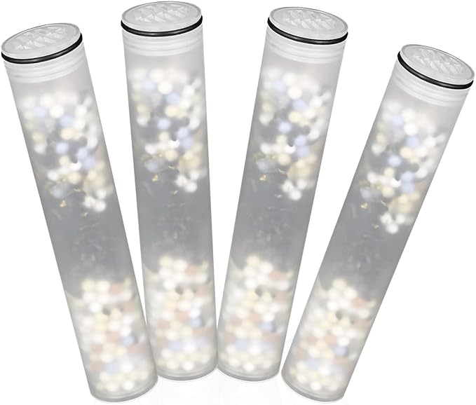 Shower Filter compatible with MakeFit SSJ781/DSSJ781/ DSSJ781-01/DSS1581& HOPOPRO HSF-002 Shower Head Filter Replacement (15 Stage Filters),for Hard Water - Filters Chlorine -4 Pack