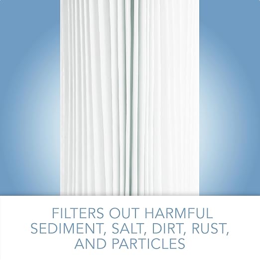 CFS 10 x 4.5 Pleated Water Filter Cartridges Compatible with HDX4PF4 | Well Water & Whole House Sediment Pleated Water Filters for FXHSC R50-BB WFHDC3001 W50PEHD GXWH40L GXWH35F
