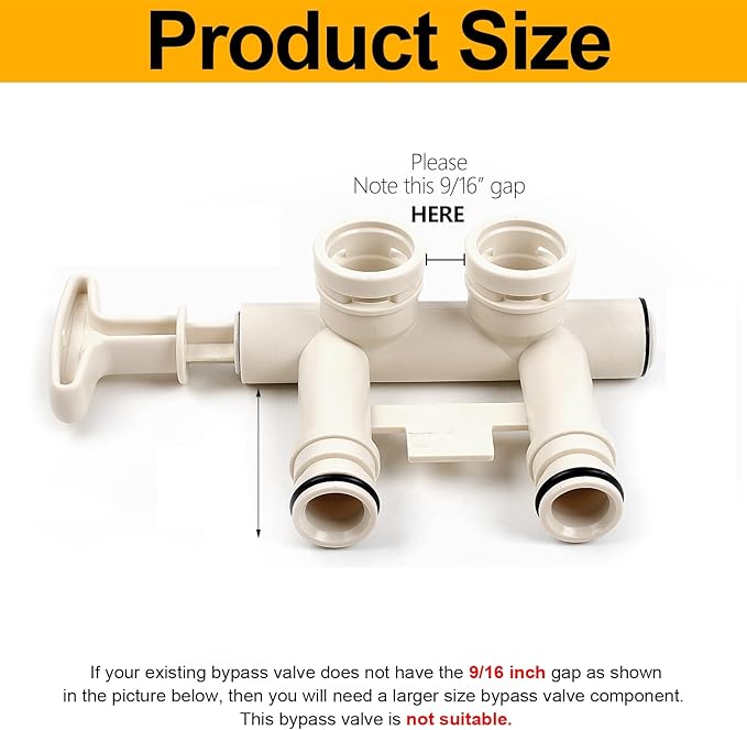 Water Softener Installation Adapter Kit 7280203 Compatible with Kenmore, GE, Whirlpool, Morton, NorthStar, EcoWater, EcoPure etc