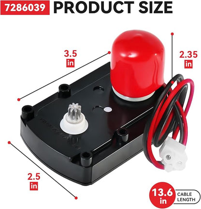 7281291 7286039 7384691 Water Softener Valve Motor with Screws Replaces Old Part Numbers:7234731,7228900, WS26X10021,WS26X21821,Fit for Softener Systems