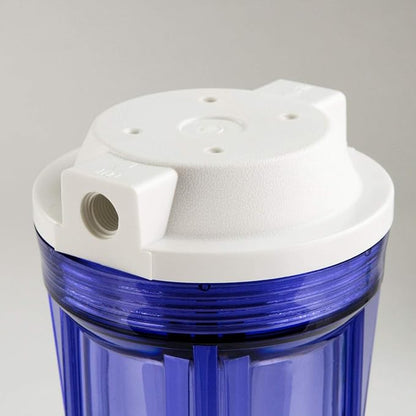 iSpring HC12X2 1/4'' Clear Water Filter Housing for RCC Series Reverse Osmosis System, Pack of 2, (Compatible with iSpring RCC Series Systems with NSF Certified Mark)