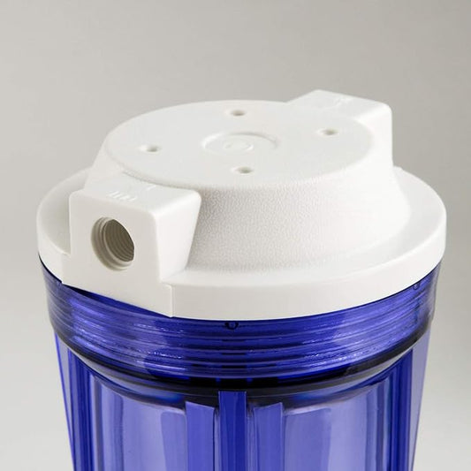 iSpring HC12X2 1/4'' Clear Water Filter Housing for RCC Series Reverse Osmosis System, Pack of 2, (Compatible with iSpring RCC Series Systems with NSF Certified Mark)