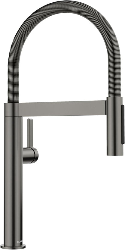 Blanco 527482 Culina II Mini Semi-Pro Kitchen Faucet - 1.5 GPM - Satin Dark Steel