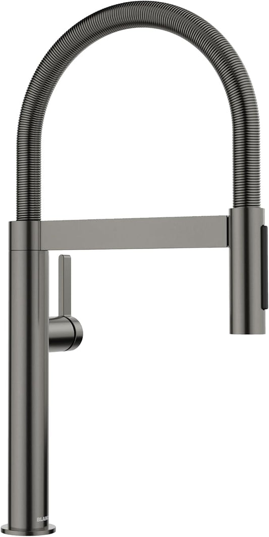 Blanco 527482 Culina II Mini Semi-Pro Kitchen Faucet - 1.5 GPM - Satin Dark Steel
