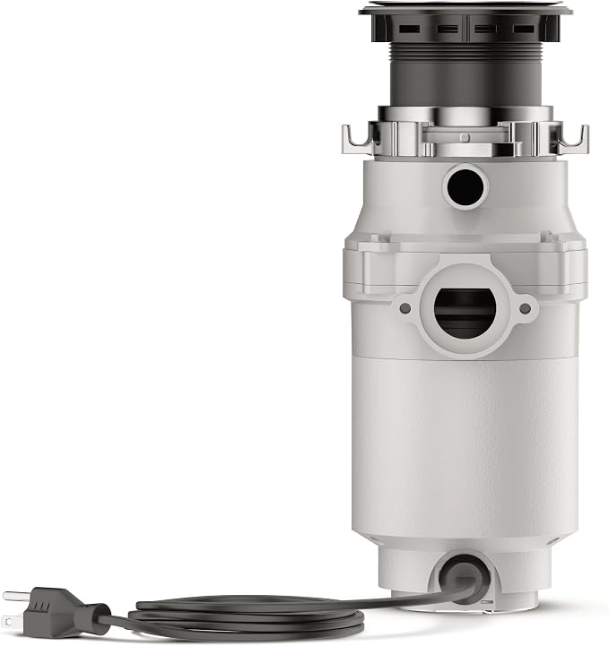 Waste King 1/2 HP Garbage Disposal with Power Cord for Kitchen Sink Food Waste, L-1001 (Pack of 2)