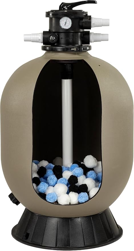 Rx Clear Mixed Luster Filter Media for Swimming Pool Sand Filters | Alternative to Sand and Filter Glass | Specialty Technology Keeps Pools Clean | Lasts for Several Seasons | 4-Pack | Alternative to Sand and Filter Glass | Specialty Technology Keeps P...