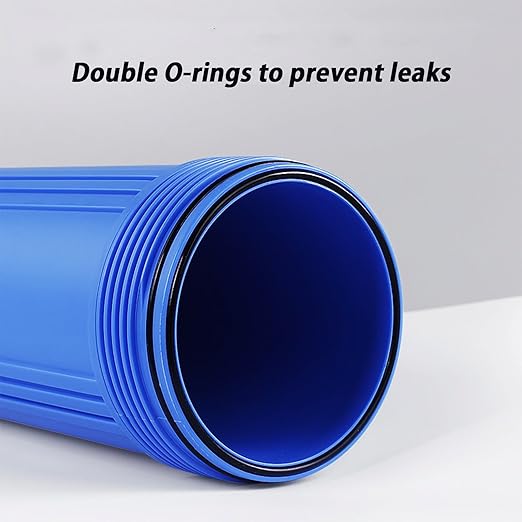 Whole House Water Filter Housing, 10"x4.5" Water Filtration Housing, Sediment Filter System for Well Water with 1" NPT Port, Pressure Release Button