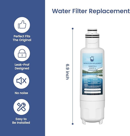 HX2019FR-A Water Filter Replacement, Compatible with Hisense HX2019FR-A, HX2019F-A, HRM260N6TSE, HRFD560SW, HRCD585BW, HRFD634BW, HRCD650BW, HRCD586TBWB and Mora MRM260N6TSE Pack of 2